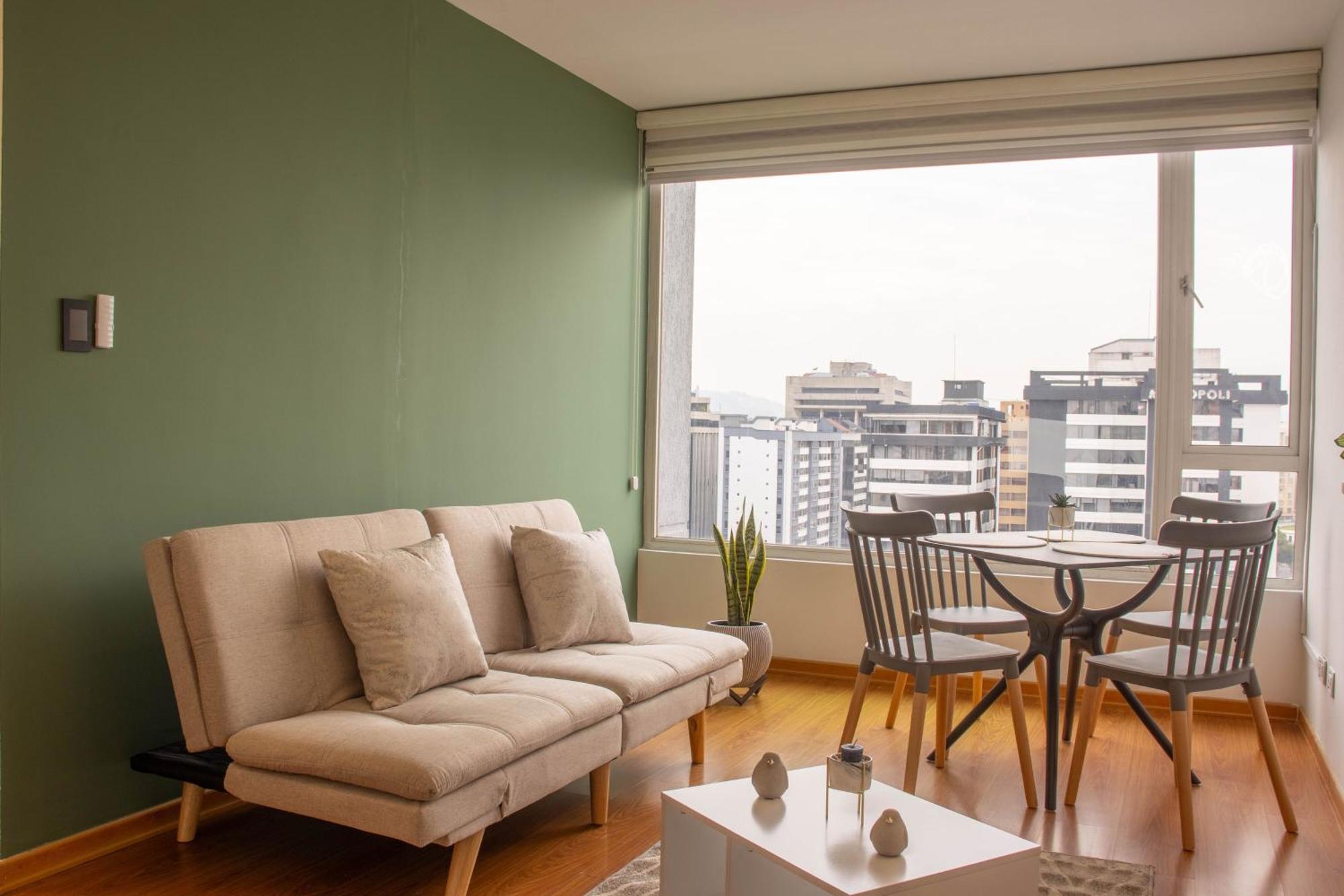 Apartment 12 Floor Carolina Area View 2br Cci Coliving Ecuador *